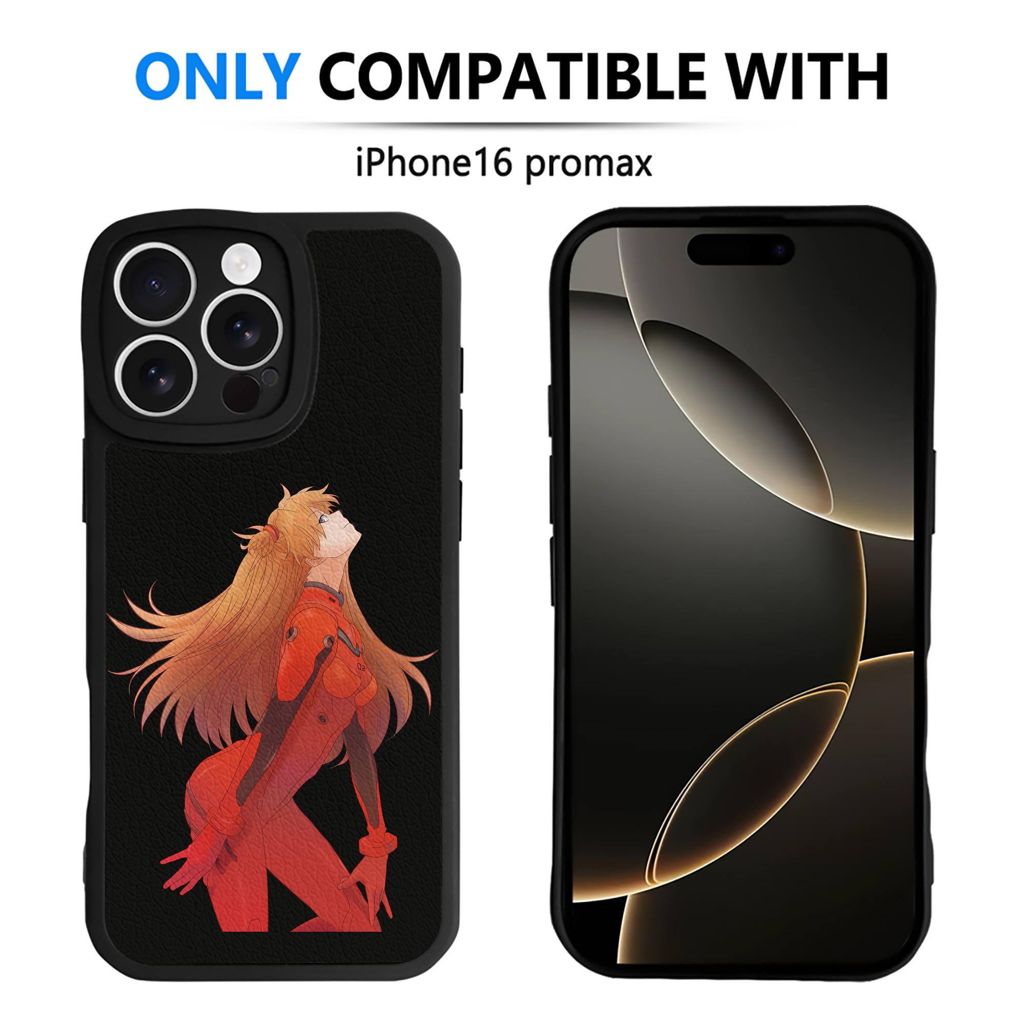 （画像用） EVA 新世紀エヴァンゲリオン 【iPhone 16シリーズ対応】シリコンスマホケース（レザー調） 材質：シリコン